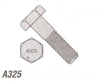 1-8 X 20" A325 HEX HEAD BOLT W/ 3" THREAD